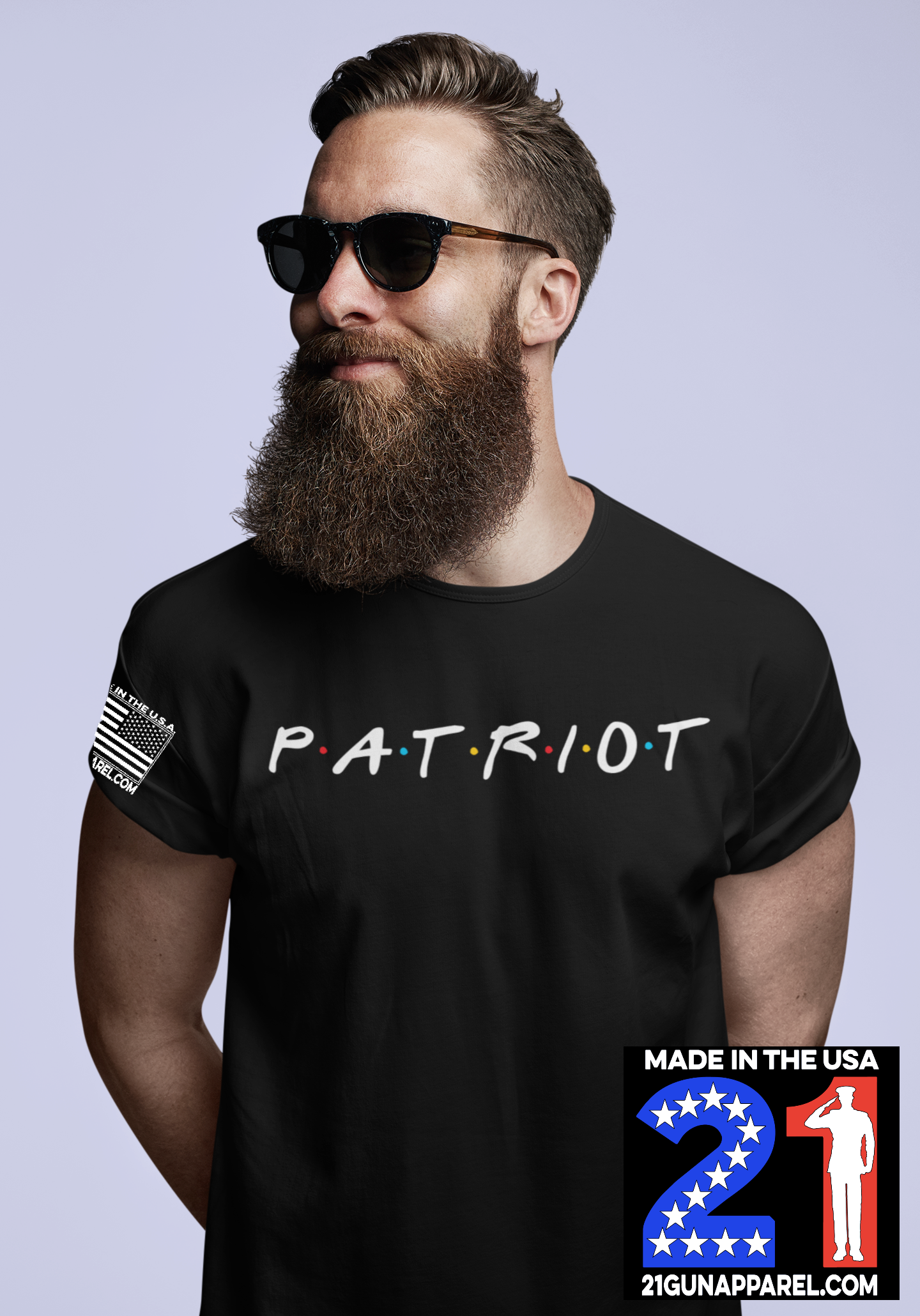 The One With The Patriot T-shirt
